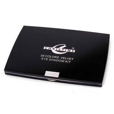 CHRISTINE 28 COLOURS VELVET EYE SHADOW KIT